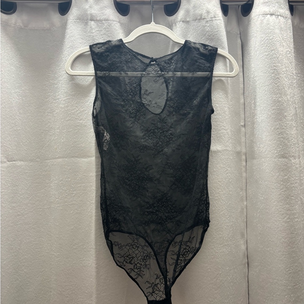 Auden Black Lace Bodysuit